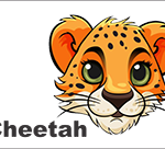 bus decal magnet cheetah