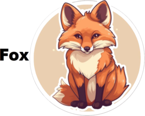 bus decal magnet fox
