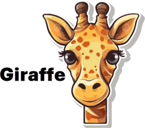 bus decal magnet giraffe