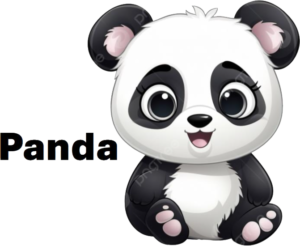 bus decal magnet panda