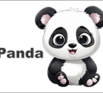 bus decal magnet panda