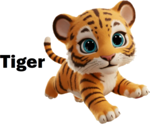 bus decal magnet tiger